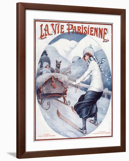 La Vie Parisienne, Maurice Milliere, 1923, France-null-Framed Giclee Print