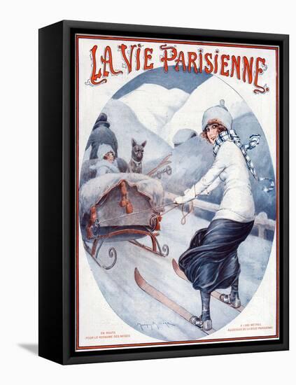 La Vie Parisienne, Maurice Milliere, 1923, France-null-Framed Stretched Canvas