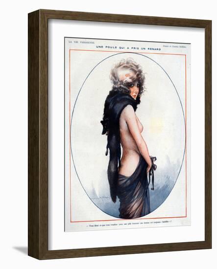 La Vie Parisienne, Maurice Milliere, 1923, France-null-Framed Giclee Print