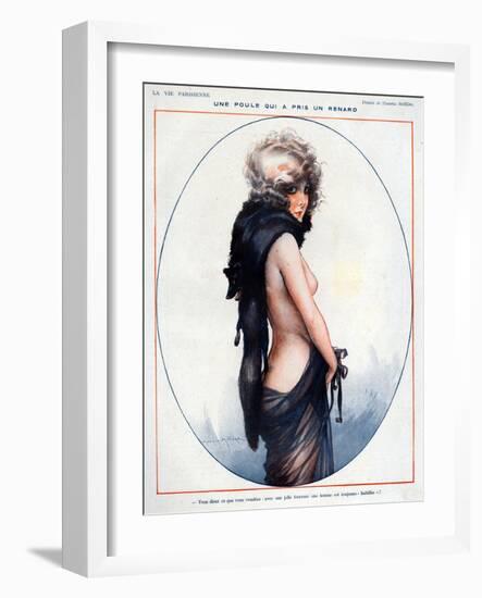 La Vie Parisienne, Maurice Milliere, 1923, France-null-Framed Giclee Print