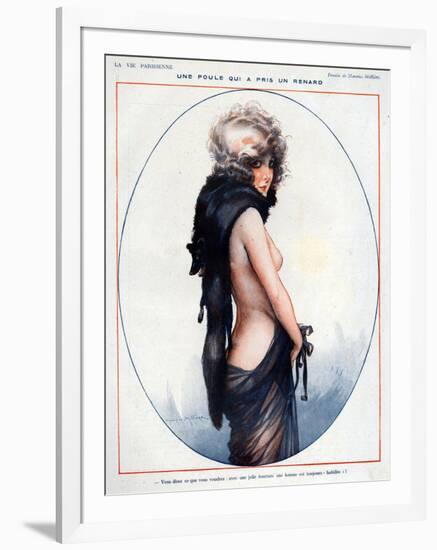 La Vie Parisienne, Maurice Milliere, 1923, France-null-Framed Giclee Print