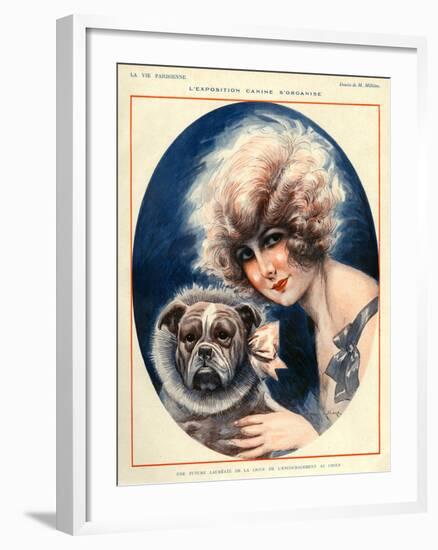 La Vie Parisienne, Maurice Milliere, 1924, France-null-Framed Giclee Print