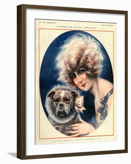 La Vie Parisienne, Maurice Milliere, 1924, France-null-Framed Giclee Print