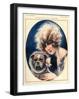 La Vie Parisienne, Maurice Milliere, 1924, France-null-Framed Giclee Print