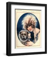 La Vie Parisienne, Maurice Milliere, 1924, France-null-Framed Giclee Print