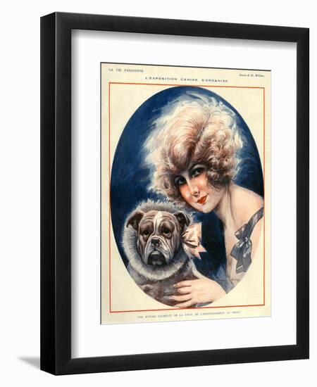 La Vie Parisienne, Maurice Milliere, 1924, France-null-Framed Giclee Print