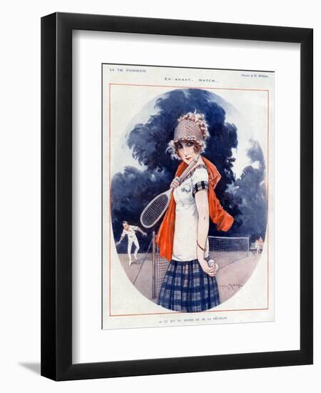 La Vie Parisienne, Maurice Milliere, 1924, France-null-Framed Premium Giclee Print
