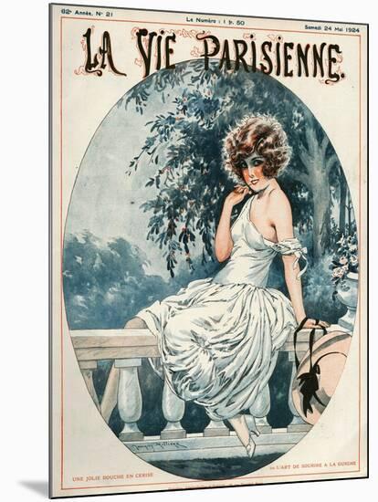 La Vie Parisienne, Maurice Milliere, 1924, France-null-Mounted Giclee Print