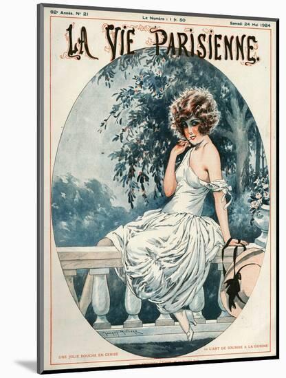 La Vie Parisienne, Maurice Milliere, 1924, France-null-Mounted Giclee Print