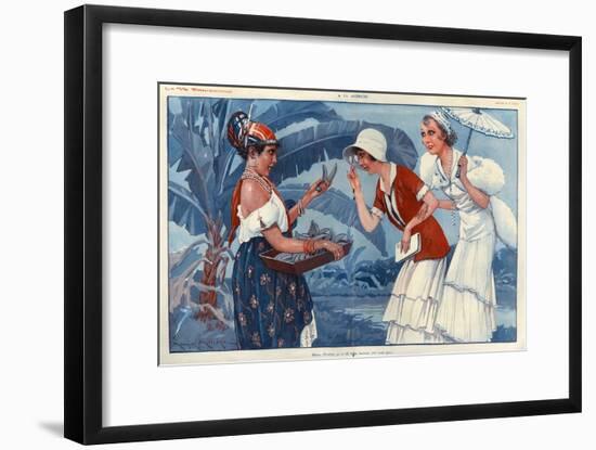 La Vie Parisienne, Maurice Milliere, France-null-Framed Giclee Print