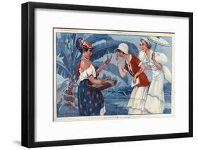 La Vie Parisienne, Maurice Milliere, France-null-Framed Giclee Print