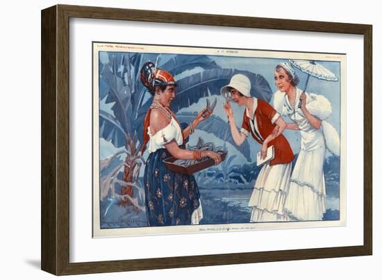 La Vie Parisienne, Maurice Milliere, France-null-Framed Giclee Print