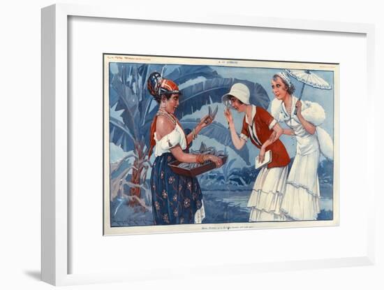 La Vie Parisienne, Maurice Milliere, France-null-Framed Giclee Print