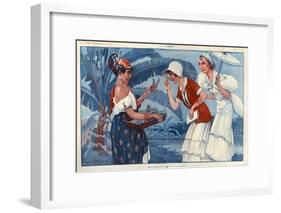 La Vie Parisienne, Maurice Milliere, France-null-Framed Giclee Print