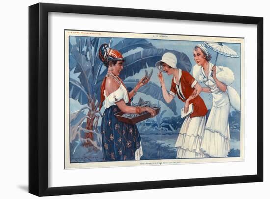 La Vie Parisienne, Maurice Milliere, France-null-Framed Giclee Print