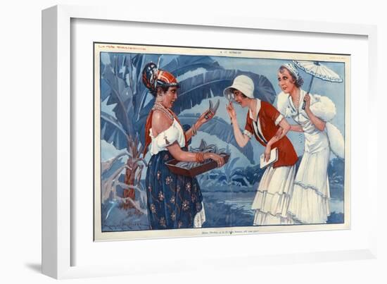 La Vie Parisienne, Maurice Milliere, France-null-Framed Giclee Print