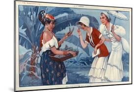 La Vie Parisienne, Maurice Milliere, France-null-Mounted Giclee Print