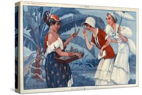 La Vie Parisienne, Maurice Milliere, France-null-Stretched Canvas
