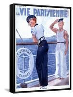 La Vie Parisienne, Nautical Magazine, France, 1937-null-Framed Stretched Canvas