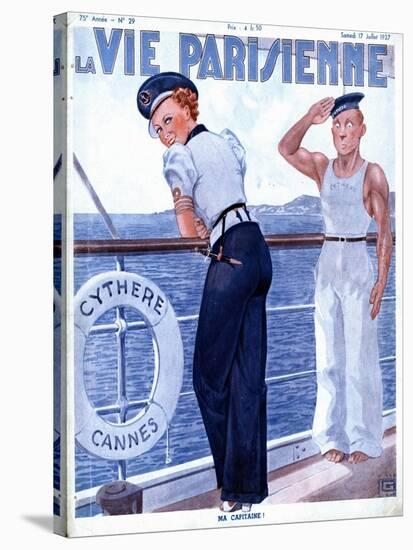 La Vie Parisienne, Nautical Magazine, France, 1937-null-Stretched Canvas