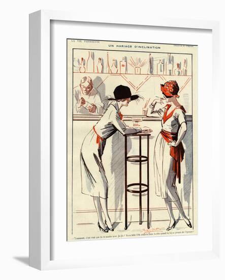 La Vie Parisienne, Prejelan, 1920, France-null-Framed Giclee Print