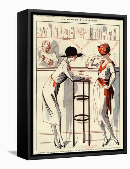 La Vie Parisienne, Prejelan, 1920, France-null-Framed Stretched Canvas