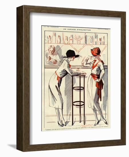 La Vie Parisienne, Prejelan, 1920, France-null-Framed Giclee Print