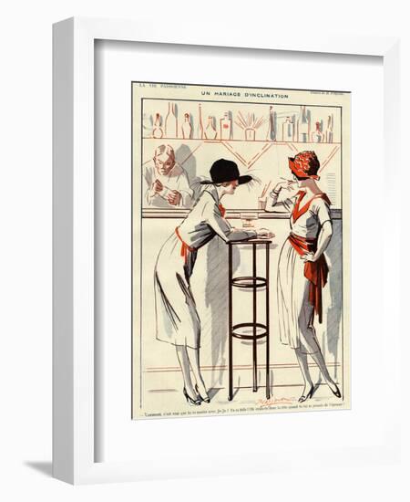 La Vie Parisienne, Prejelan, 1920, France-null-Framed Giclee Print