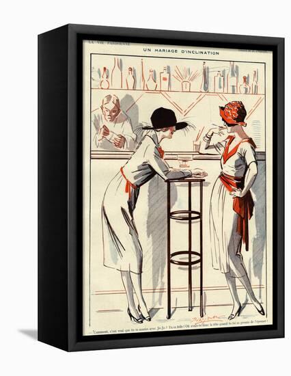 La Vie Parisienne, Prejelan, 1920, France-null-Framed Stretched Canvas