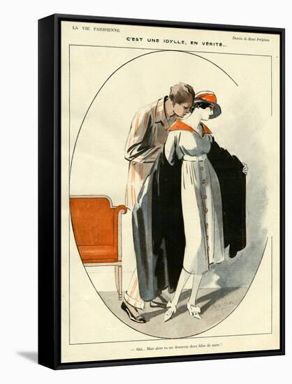 La Vie Parisienne, R Prejelan, 1919, France-null-Framed Stretched Canvas
