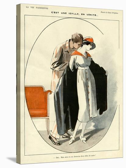 La Vie Parisienne, R Prejelan, 1919, France-null-Stretched Canvas