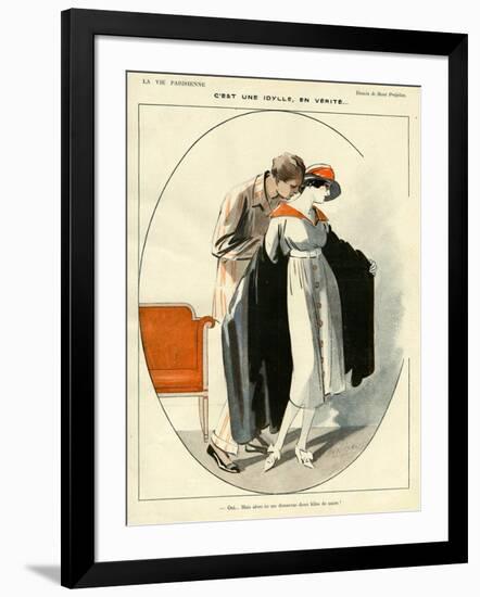 La Vie Parisienne, R Prejelan, 1919, France-null-Framed Giclee Print