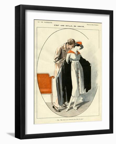 La Vie Parisienne, R Prejelan, 1919, France-null-Framed Giclee Print