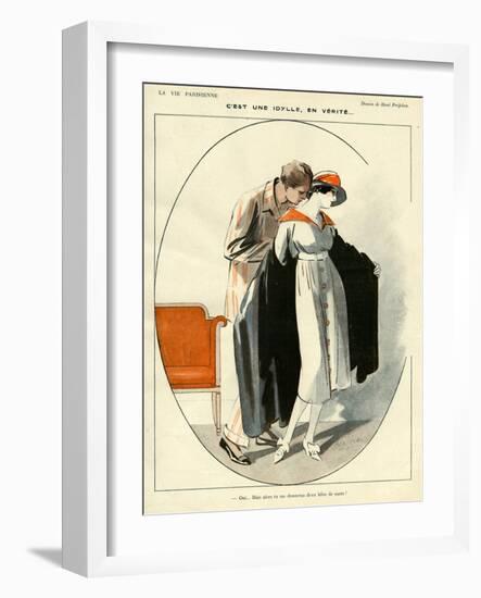 La Vie Parisienne, R Prejelan, 1919, France-null-Framed Giclee Print