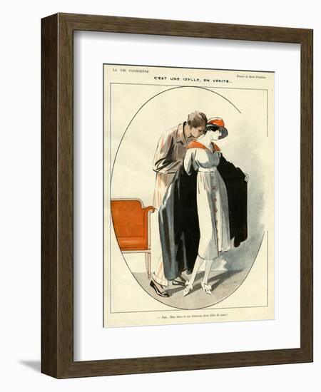 La Vie Parisienne, R Prejelan, 1919, France-null-Framed Giclee Print