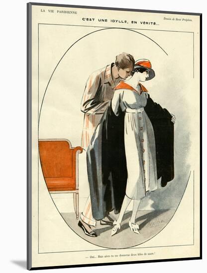 La Vie Parisienne, R Prejelan, 1919, France-null-Mounted Giclee Print