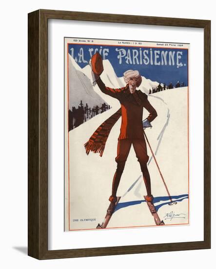 La Vie Parisienne, Rene Prejelan, 1924, France-null-Framed Giclee Print