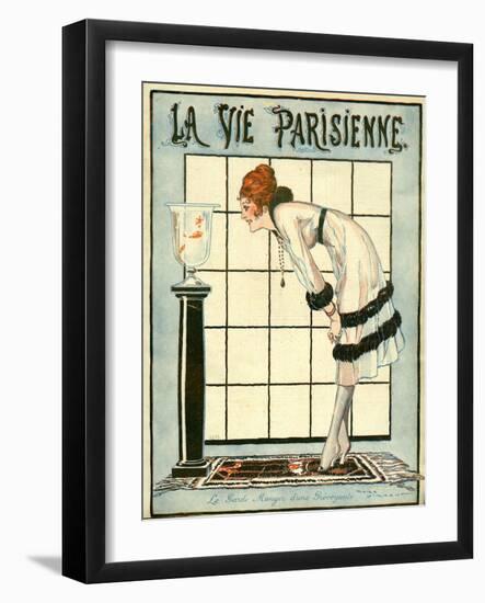 La Vie Parisienne, Rene Vincent, 1918, France-null-Framed Giclee Print