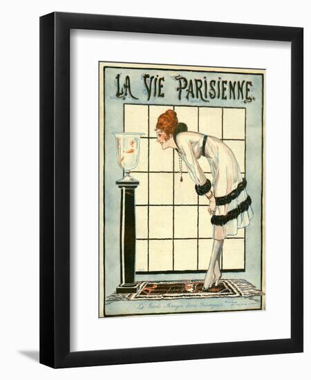 La Vie Parisienne, Rene Vincent, 1918, France-null-Framed Giclee Print