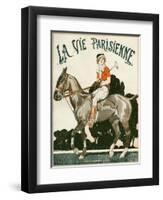 La Vie Parisienne, Rene Vincent, 1919, France-null-Framed Premium Giclee Print