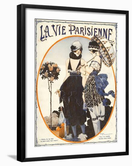 La Vie Parisienne, Rene Vincent, 1919, France-null-Framed Giclee Print