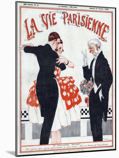 La vie Parisienne, Rene Vincent, 1920, France-null-Mounted Giclee Print