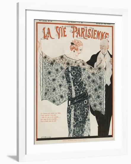 La Vie Parisienne, Rene Vincent, 1922, France-null-Framed Giclee Print