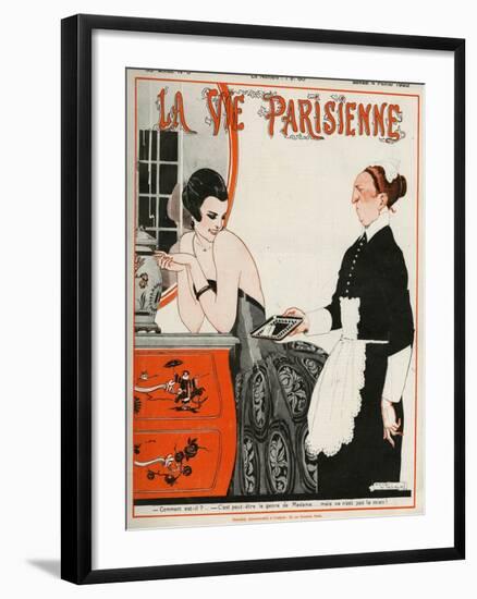 La Vie Parisienne, Rene Vincent, 1922, France-null-Framed Giclee Print