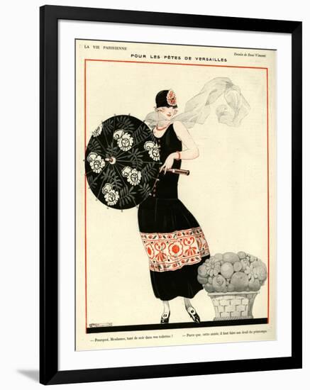 La Vie Parisienne, Rene Vincent, 1923, France-null-Framed Giclee Print