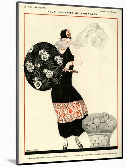 La Vie Parisienne, Rene Vincent, 1923, France-null-Mounted Premium Giclee Print
