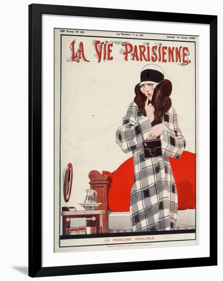 La Vie Parisienne, Rene Vincent, 1924, France-null-Framed Giclee Print