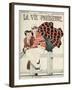 La Vie Parisienne, Rene Vincent, 1924, France-null-Framed Giclee Print