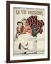 La Vie Parisienne, Rene Vincent, 1924, France-null-Framed Giclee Print