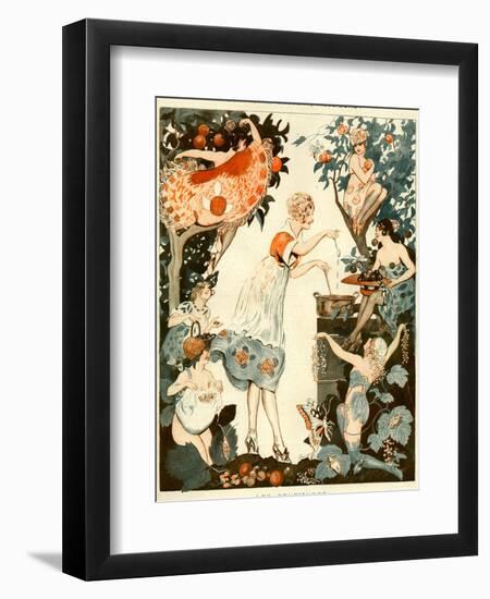 La Vie Parisienne, Vald'es, 1919, France-null-Framed Giclee Print